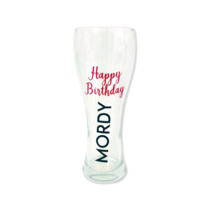 Beer Glass- Happy Birthday