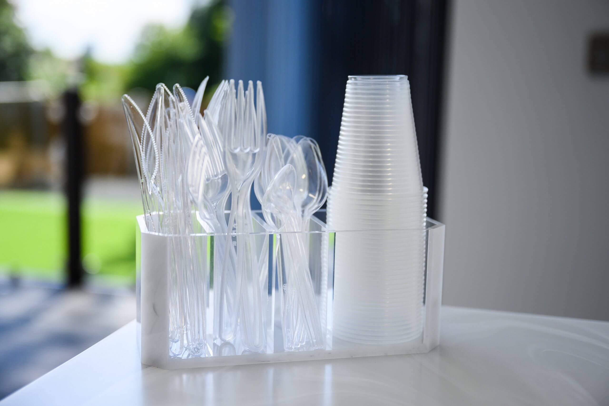 Lucite Cutlery Holder - Feldart