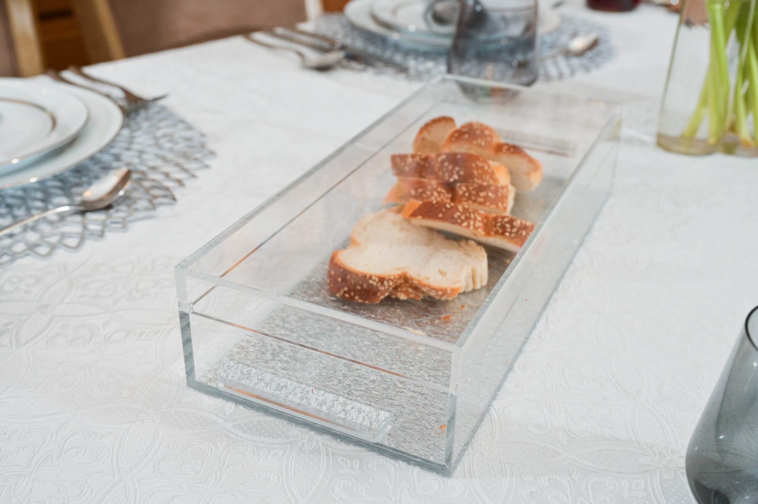 Silver Glitter Tray With Magnetic Lid - Feldart - Image 8