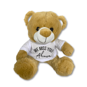 Brown Teddy with Personalized Tshirt