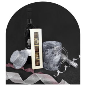 Mishloach Manos - Washing Cup, Chocolate + Wine