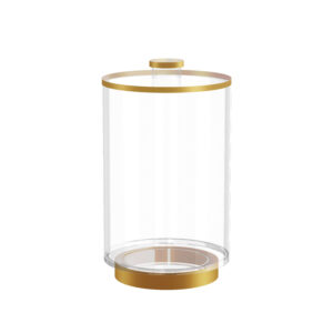 Gold Lucite Cookie Jar - Feldart