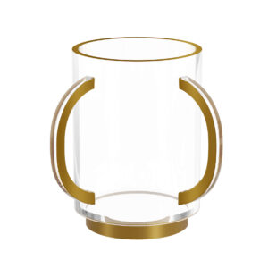 Gold Lucite Raised Washing Cup - Feldart