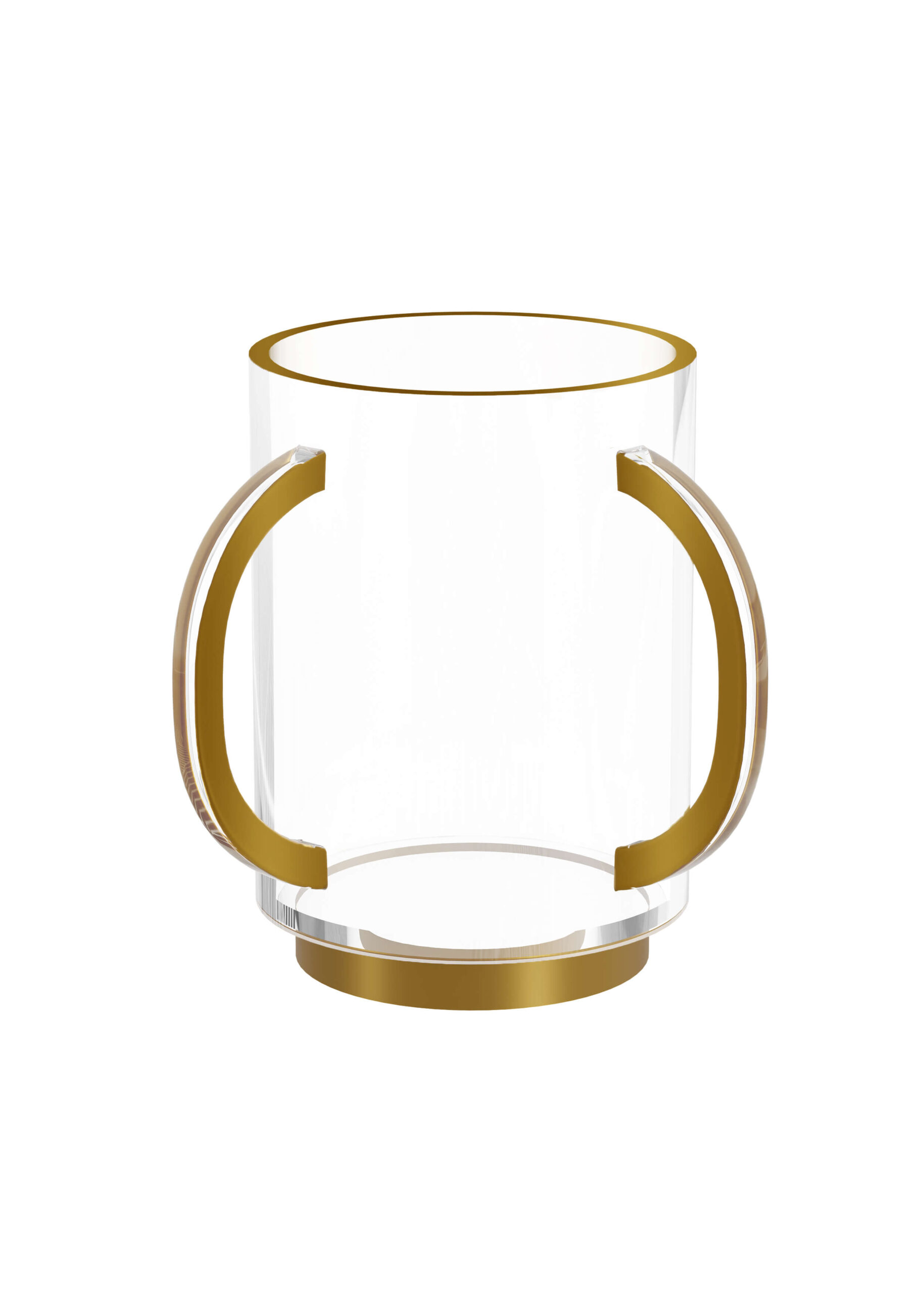 Gold Lucite Raised Washing Cup - Feldart