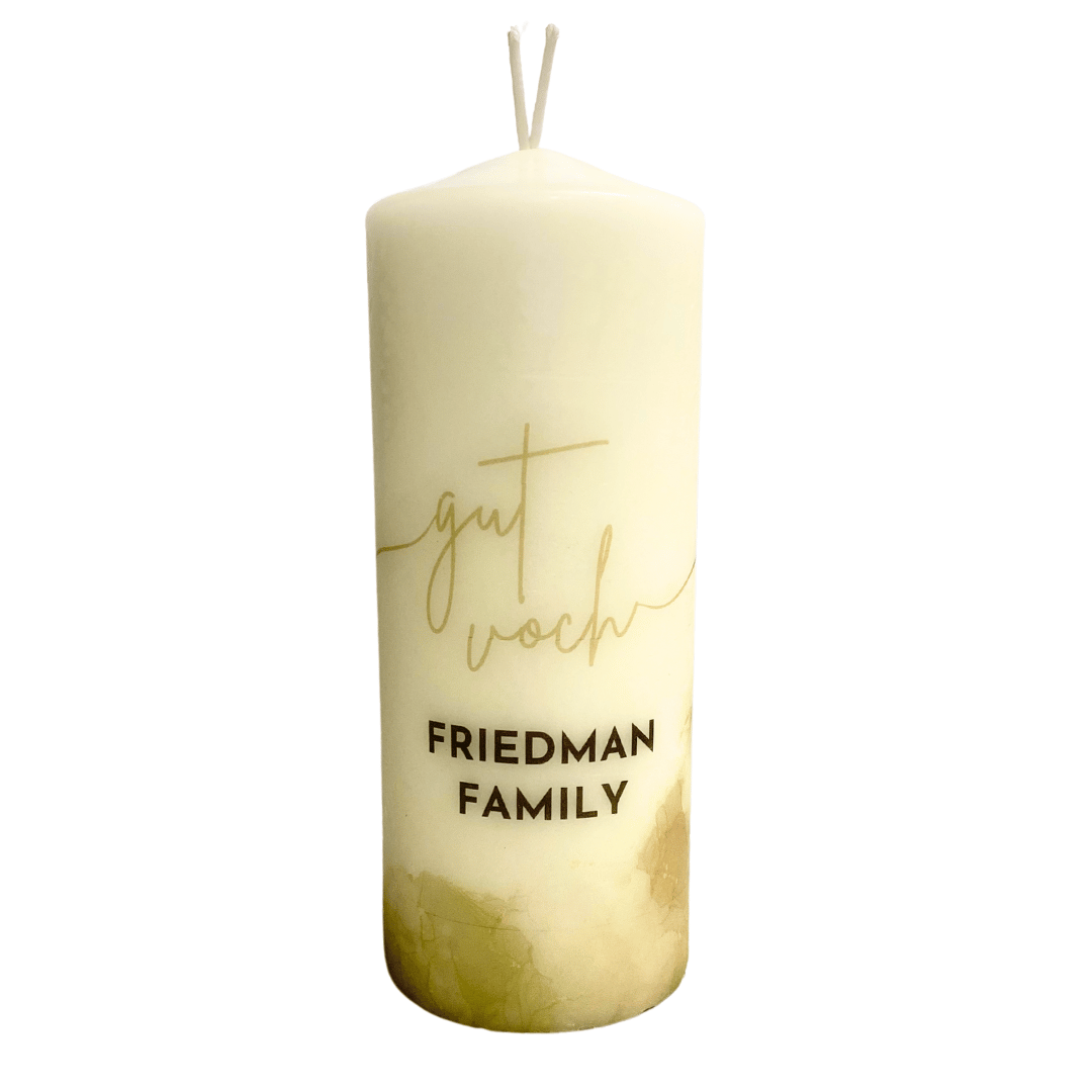 Personalized Havdala Candle