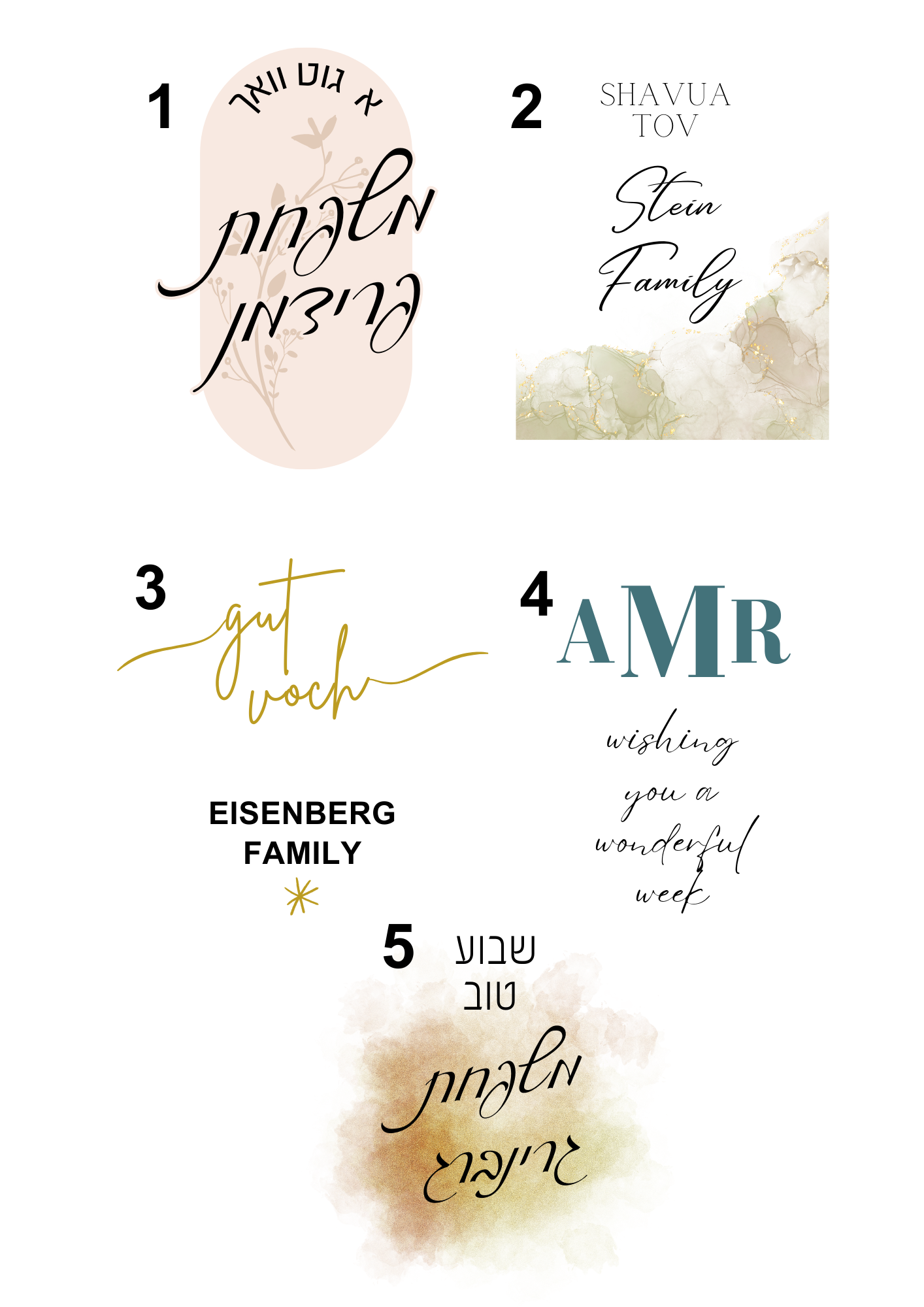 Personalized Havdala Candle - Image 4